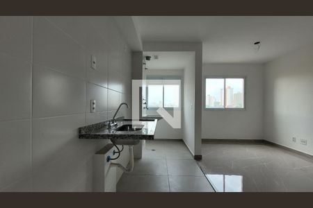 Cozinha de apartamento para alugar com 2 quartos, 47m² em Centro, Santo André