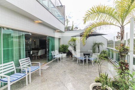 Varanda de apartamento à venda com 4 quartos, 333m² em Recreio dos Bandeirantes, Rio de Janeiro