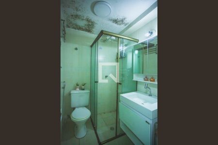 Banheiro de kitnet/studio à venda com 1 quarto, 29m² em Vila Clementino, São Paulo