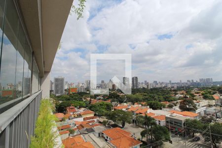 Vista da Varanda de kitnet/studio para alugar com 1 quarto, 29m² em Indianópolis, São Paulo