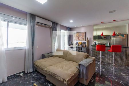 Sala de apartamento à venda com 2 quartos, 87m² em Vila Anastácio, São Paulo