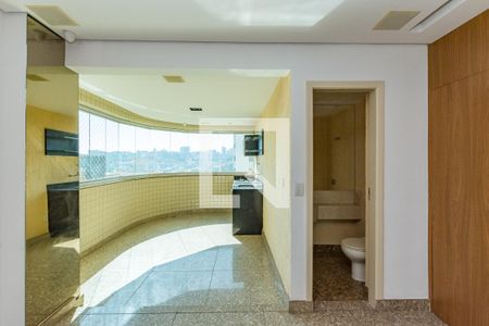 Varanda Sala de apartamento à venda com 3 quartos, 138m² em Buritis, Belo Horizonte