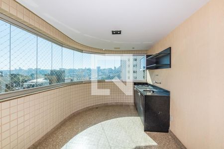 Varanda Sala de apartamento à venda com 3 quartos, 138m² em Buritis, Belo Horizonte