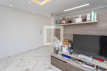 Sala  de apartamento à venda com 2 quartos, 80m² em Campanário, Diadema