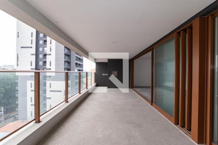 Varanda de apartamento à venda com 4 quartos, 145m² em Brooklin Novo, São Paulo