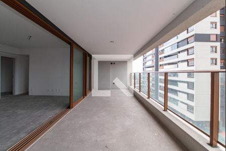 Varanda de apartamento para alugar com 4 quartos, 145m² em Brooklin Novo, São Paulo