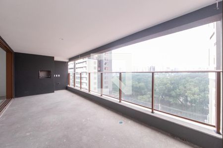 Varanda de apartamento à venda com 3 quartos, 145m² em Brooklin Novo, São Paulo