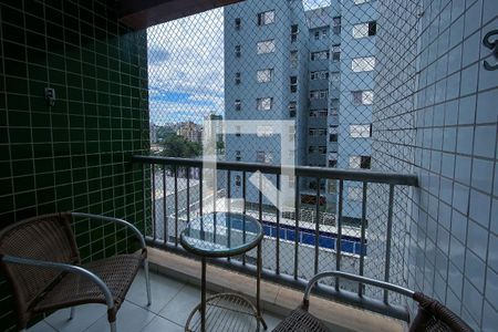Varanda da Sala de apartamento à venda com 3 quartos, 80m² em Buritis, Belo Horizonte