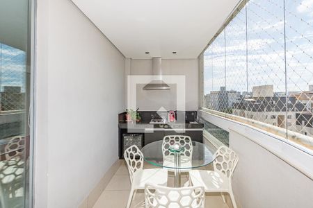 Varanda da Sala de apartamento à venda com 3 quartos, 78m² em Buritis, Belo Horizonte