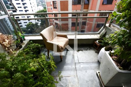 sala varanda de apartamento à venda com 3 quartos, 198m² em Real Parque, São Paulo