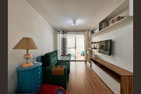 Sala de apartamento à venda com 3 quartos, 93m² em Vila Valparaiso, Santo André