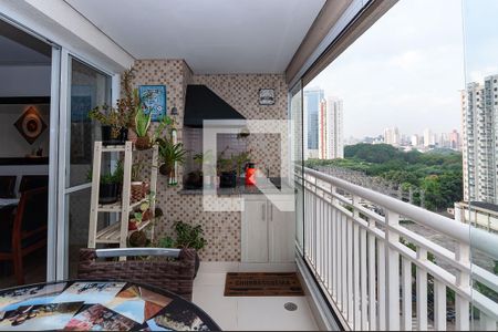 Varanda gourmet de apartamento à venda com 3 quartos, 96m² em Várzea da Barra Funda, São Paulo