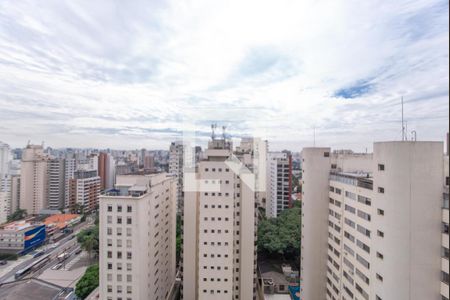 Varanda - Vista de apartamento à venda com 1 quarto, 30m² em Campo Belo, São Paulo