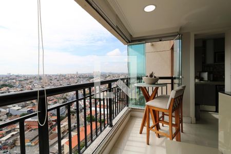 Sacada de apartamento à venda com 2 quartos, 66m² em Vila Curuçá, Santo André