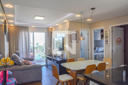Sala  de apartamento à venda com 2 quartos, 56m² em Vila Campestre, São Bernardo do Campo