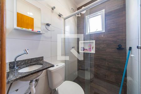 Banheiro de apartamento à venda com 2 quartos, 92m² em Vila Cecília Maria, Santo André