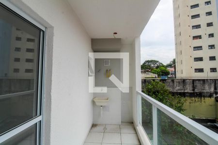 Varanda da sala  de kitnet/studio para alugar com 1 quarto, 31m² em Vila Formosa, São Paulo