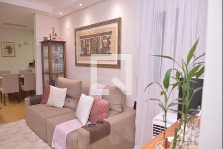 Sala de apartamento à venda com 2 quartos, 68m² em Vila Pires, Santo André