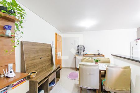 Sala de apartamento à venda com 2 quartos, 60m² em Parque Novo Oratório, Santo André