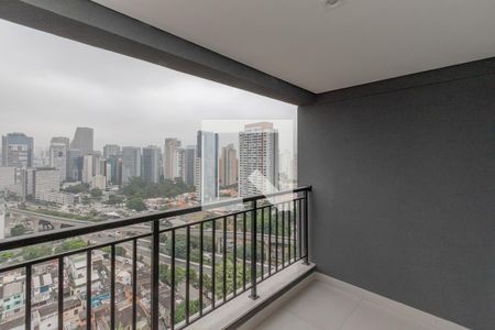 Varanda de kitnet/studio para alugar com 1 quarto, 33m² em Vila Cordeiro, São Paulo