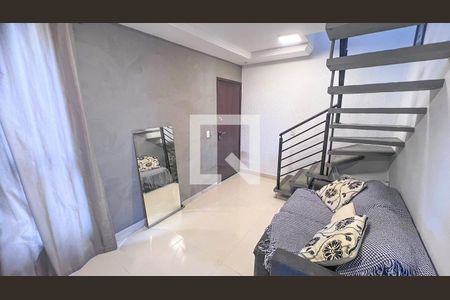 Sala de apartamento à venda com 2 quartos, 90m² em Dona Clara, Belo Horizonte