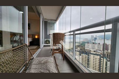 Varanda de apartamento para alugar com 1 quarto, 54m² em José Menino, Santos