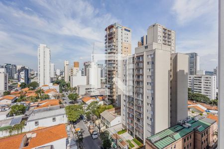 Vista da Sala de kitnet/studio à venda com 1 quarto, 28m² em Pinheiros, São Paulo