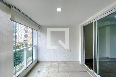 Varanda da Sala de apartamento para alugar com 1 quarto, 50m² em Jardim Anália Franco, São Paulo