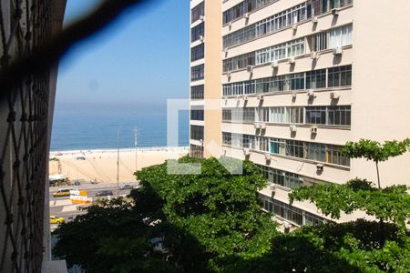 Sala de jantar - vista da praia de apartamento à venda com 4 quartos, 380m² em Copacabana, Rio de Janeiro