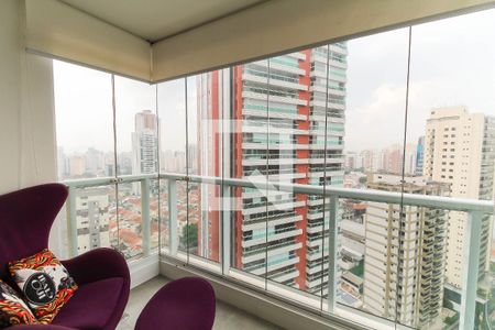 Varanda de apartamento à venda com 2 quartos, 78m² em Jardim Anália Franco, São Paulo