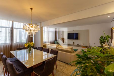 Sala de apartamento para alugar com 4 quartos, 150m² em Lourdes, Belo Horizonte