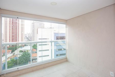 Varanda da Sala de apartamento para alugar com 2 quartos, 55m² em Vila Gumercindo, São Paulo