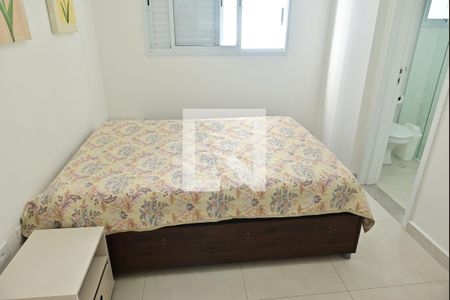 Suite de apartamento para alugar com 2 quartos, 78m² em Boqueirão, Praia Grande