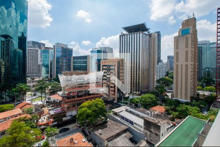 Vista da Varanda de kitnet/studio à venda com 1 quarto, 36m² em Pinheiros, São Paulo