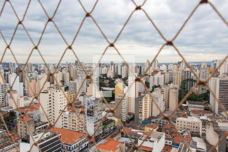 VISTA DA SALA de apartamento à venda com 2 quartos, 88m² em Centro, Campinas