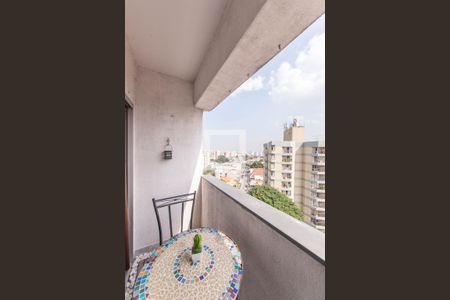 Sacada da Sala  de apartamento à venda com 1 quarto, 40m² em Jardim Oriental, São Paulo