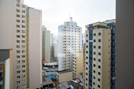 Vista da Varanda da Sala/Quarto de kitnet/studio para alugar com 1 quarto, 20m² em Bela Vista, São Paulo