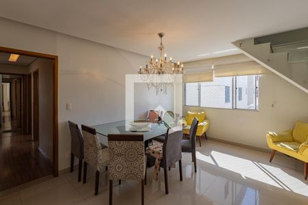 Sala de apartamento à venda com 4 quartos, 202m² em Grajaú, Belo Horizonte