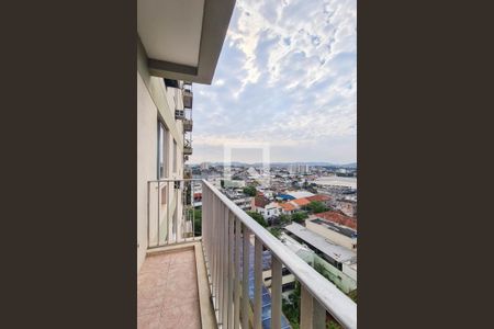 Varanda da Sala de apartamento à venda com 2 quartos, 68m² em Rocha, Rio de Janeiro
