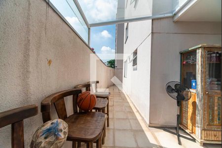 Varanda da Sala de apartamento à venda com 3 quartos, 69m² em Vila Humaita, Santo André
