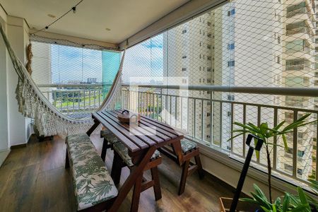 Varanda de apartamento para alugar com 3 quartos, 107m² em Vila Lusitânia, São Bernardo do Campo