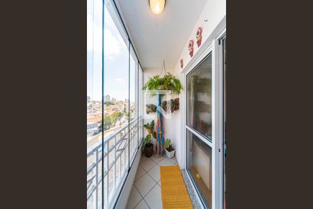 Varanda da Sala de apartamento à venda com 3 quartos, 79m² em Vila Pires, Santo André