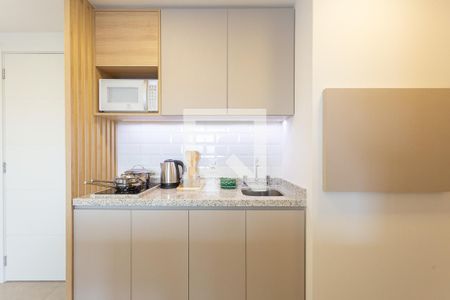 Cozinha de apartamento para alugar com 1 quarto, 39m² em São Geraldo, Porto Alegre