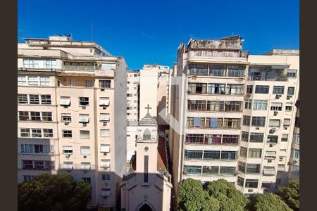 Sala vista  de apartamento à venda com 3 quartos, 118m² em Copacabana, Rio de Janeiro