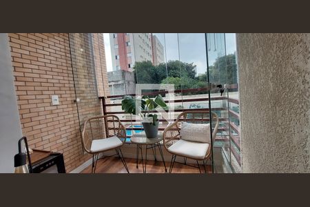 Varanda Sala de apartamento à venda com 2 quartos, 60m² em Parque das Nações, Santo André