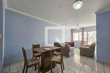 Sala de apartamento para alugar com 3 quartos, 90m² em Balneario Cidade Atlantica, Guarujá