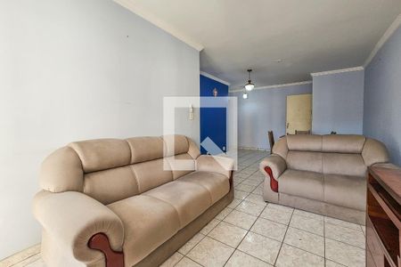 Sala de apartamento para alugar com 3 quartos, 90m² em Balneario Cidade Atlantica, Guarujá