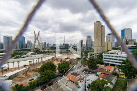 Sala de apartamento à venda com 1 quarto, 50m² em Vila Tramontano, São Paulo