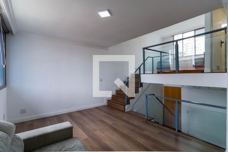 Sala de apartamento à venda com 1 quarto, 50m² em Vila Tramontano, São Paulo