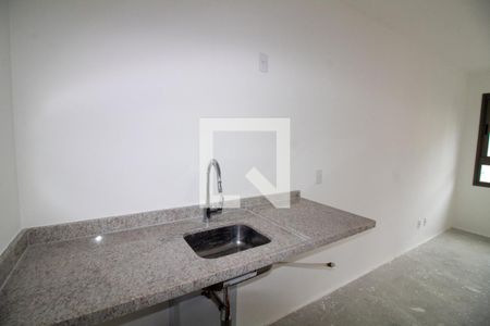 Cozinha de kitnet/studio à venda com 1 quarto, 25m² em Campo Belo, São Paulo